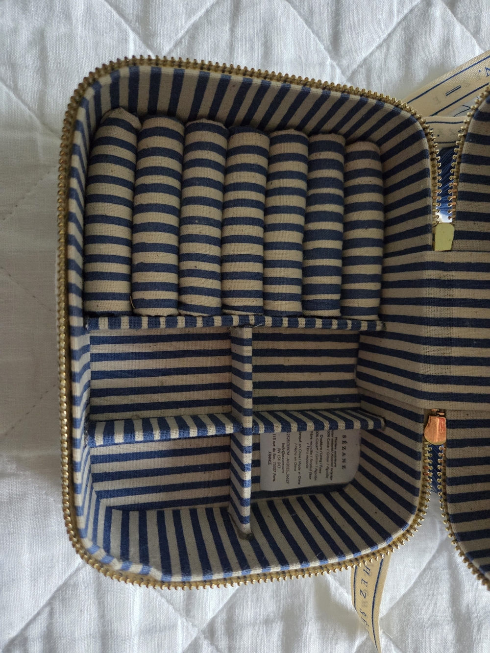 NEW Sezane x Antoinette Poisson Travel Jewelry Case - Picture 3 of 5